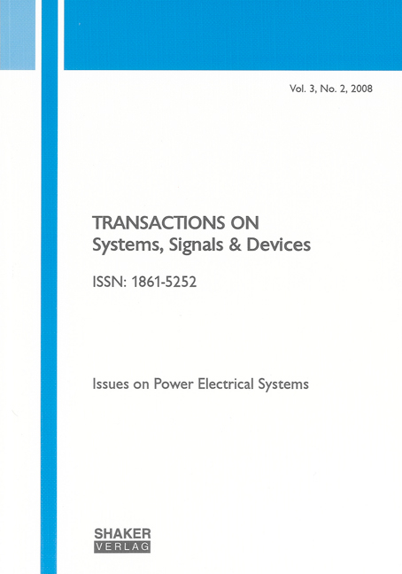 Transactions on Systems, Signals and Devices Vol. 3, No. 2 - Ahmed Masmoudi