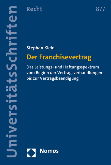 Der Franchisevertrag - Stephan Klein