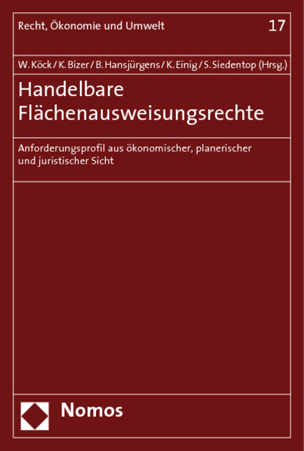 Handelbare Flächenausweisungsrechte - 