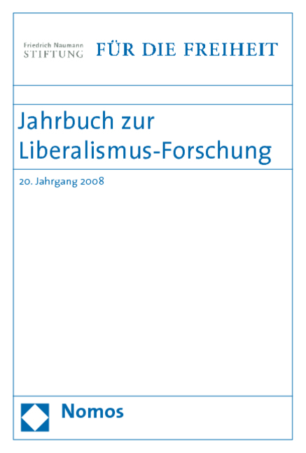 Jahrbuch zur Liberalismus-Forschung - 