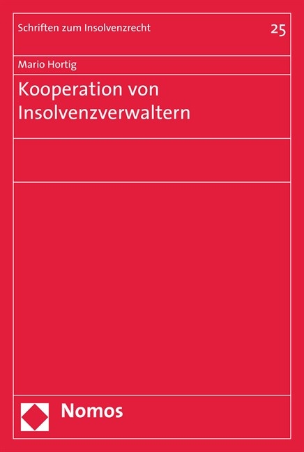 Kooperation von Insolvenzverwaltern - Mario Hortig