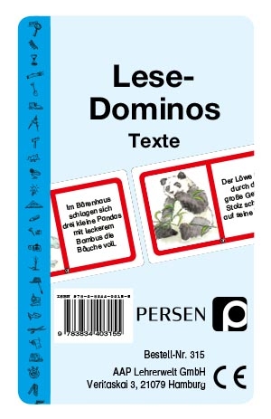 Lese-Dominos - Texte - Angelika Lange, Jürgen Lange