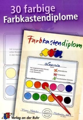 30 farbige Farbkastendiplome - Nicole Lohr, Jutta Schmeiler