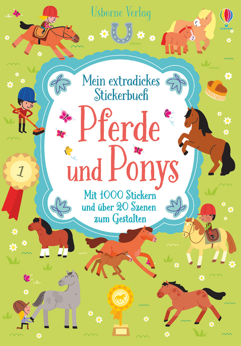 Mein extradickes Stickerbuch: Pferde und Ponys - Lucy Bowman