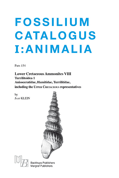 Fossilium Catalogus Animalia Pars 154 Von Jaap Klein Isbn 978 3 8236 1712 9 Fachbuch Online Kaufen Lehmanns De