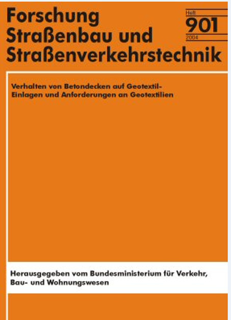 Verhalten von Betondecken auf Geotextil - G Leykauf, D Birmann