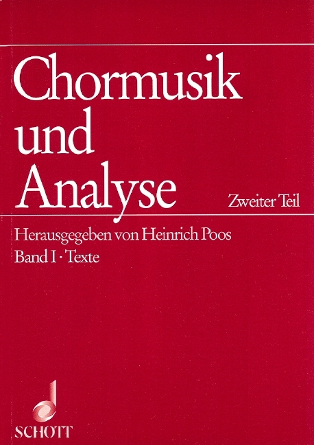 Chormusik und Analyse - 