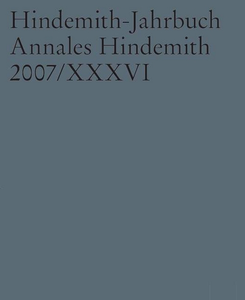 Hindemith-Jahrbuch