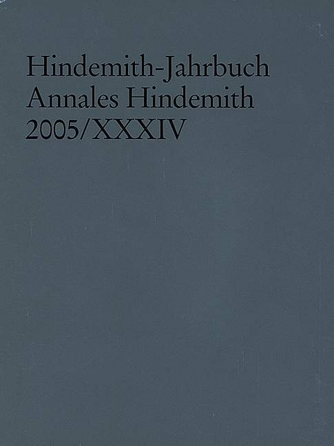 Hindemith-Jahrbuch