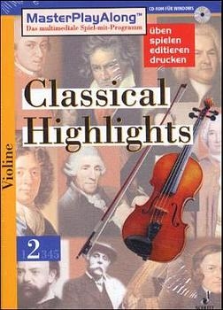 MasterPlay Along / Classical Highlights 2 / Für Violine. (Dt.). (SDL 1016)