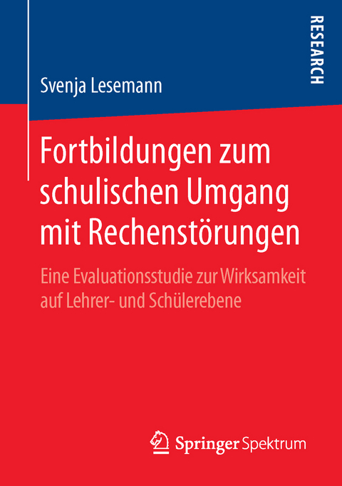 Fortbildungen zum schulischen Umgang mit Rechenstörungen - Svenja Lesemann