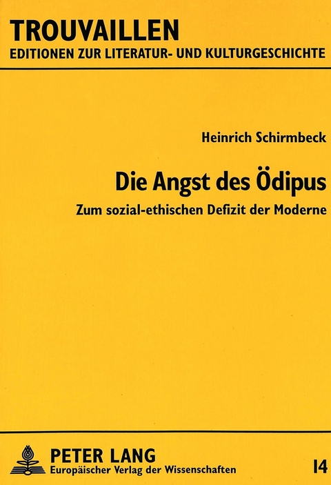 Die Angst des Ödipus - Gerald Funk