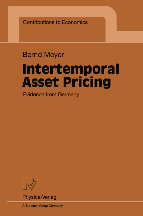 Intertemporal Asset Pricing - Bernd Meyer
