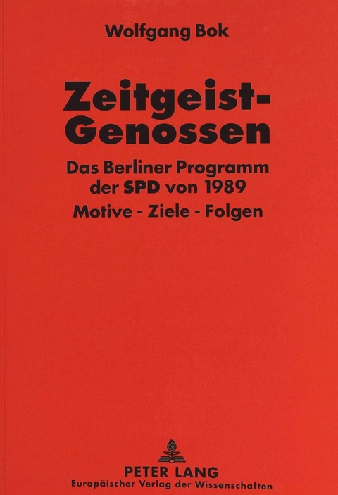 Zeitgeist-Genossen - Wolfgang Bok