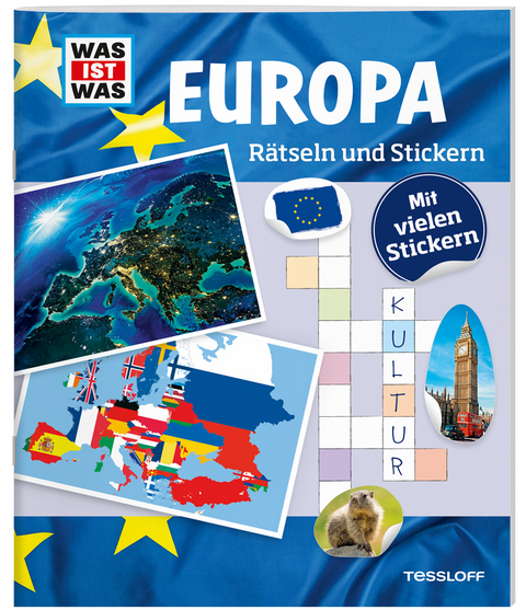 WAS IST WAS Rätseln und Stickern: Europa - Anja Kunze