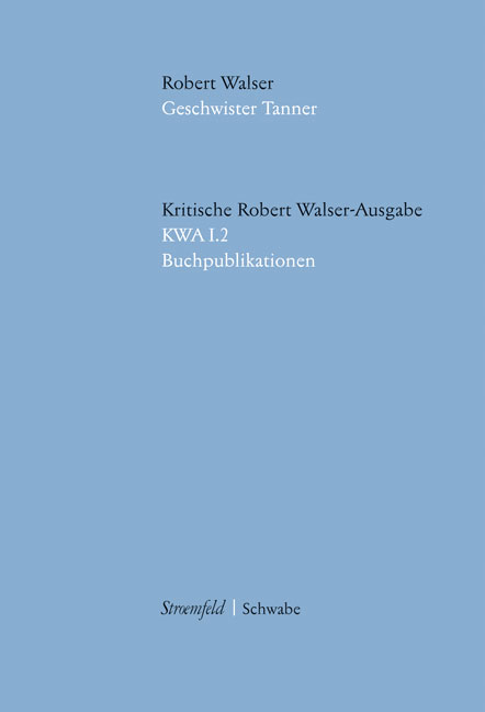 Geschwister Tanner - Robert Walser