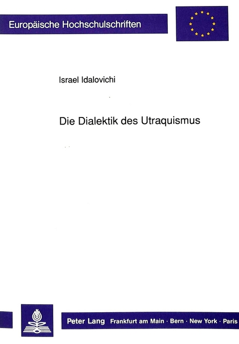 Die Dialektik des Utraquismus - Israel Idalovichi