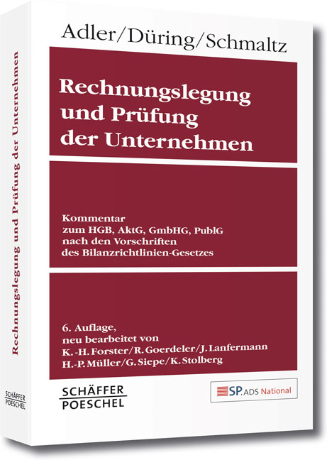 Rechnungslegung und Prüfung der Unternehmen - Hans Adler, Walther Düring, Kurt Schmaltz