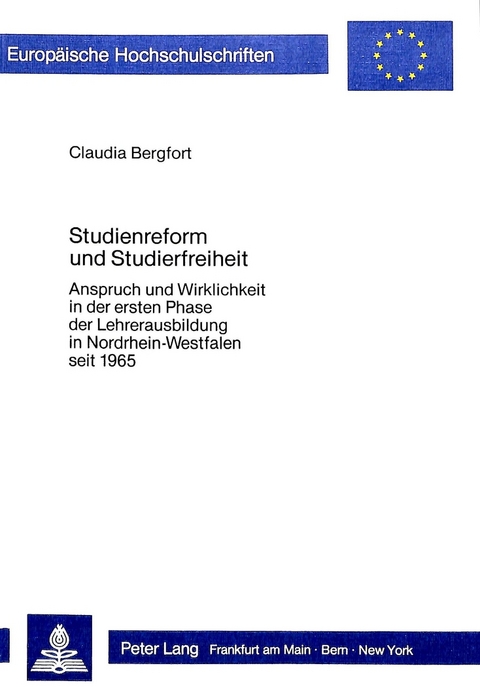 Studienreform und Studierfreiheit - Claudia Bergfort