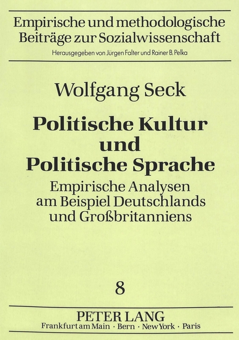 Politische Kultur und Politische Sprache - Wolfgang Seck