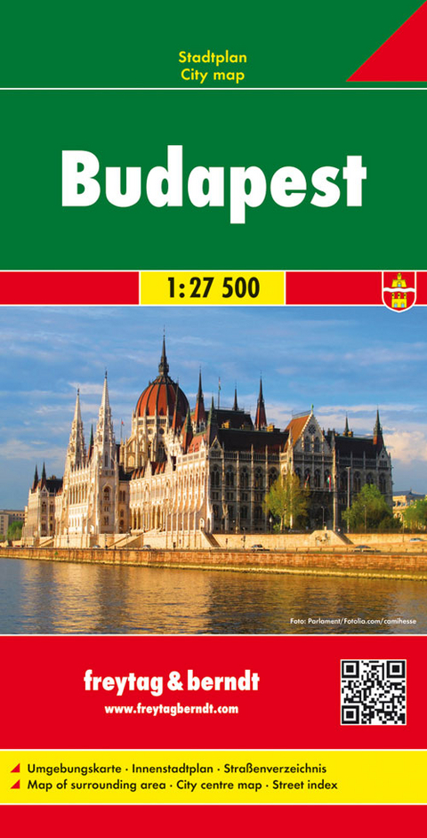 Budapest, Stadtplan 1:27.500 - 