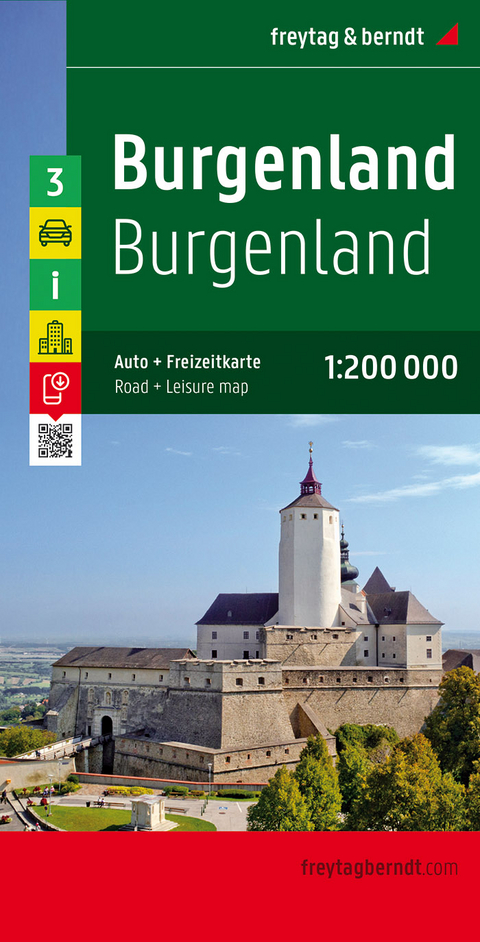 Burgenland, Autokarte 1:200.000