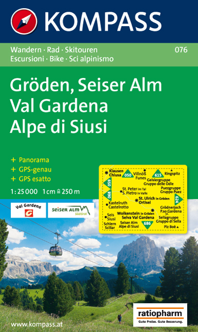Gröden - Seiser Alm /Val Gardena - Alpe di Siusi