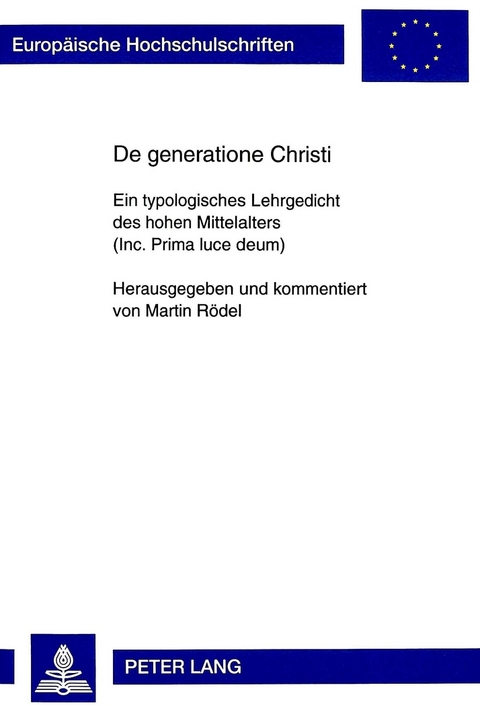De generatione Christi - 