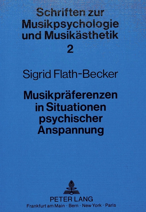 Musikpräferenzen in Situationen psychischer Anspannung