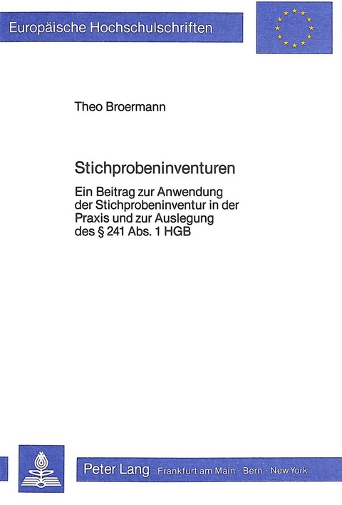 Stichprobeninventuren - Theo Brörmann