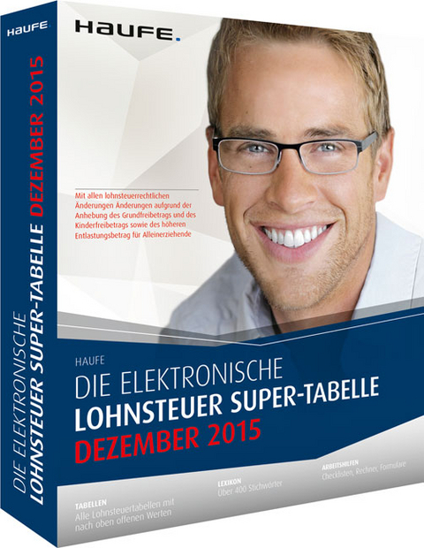 Die elektronische Lohnsteuer Super-Tabelle 2015