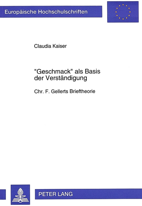 «Geschmack» als Basis der Verständigung - Claudia Kaiser