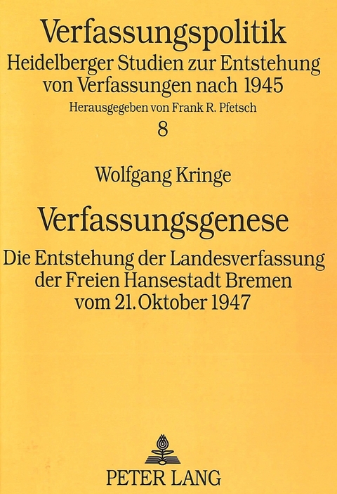 Verfassungsgenese - Wolfgang Kringe