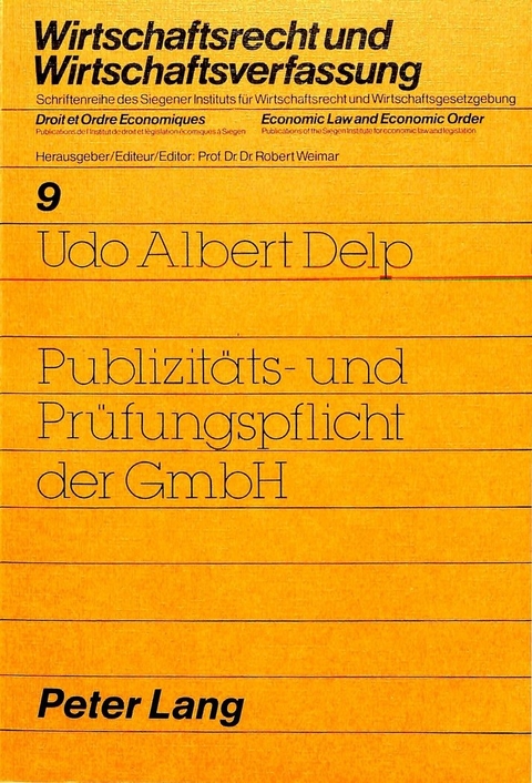 Publizitäts- und Prüfungspflicht der GmbH