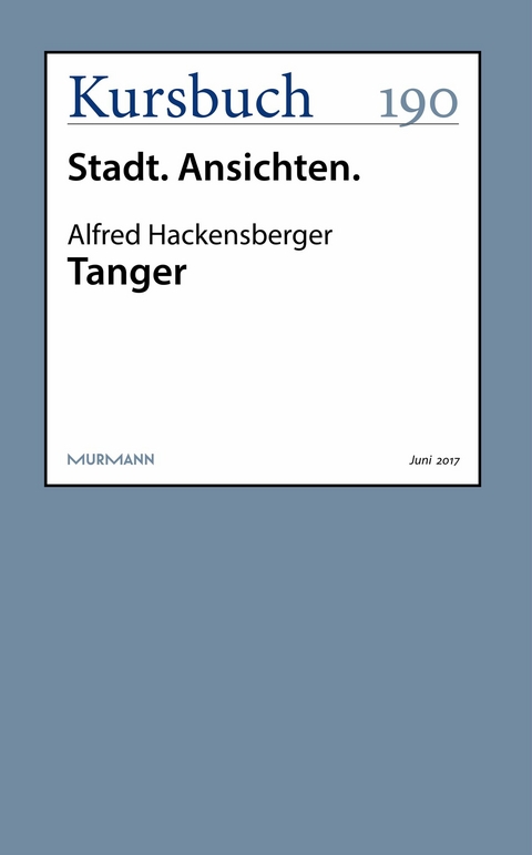 Tanger -  Alfred Hackensberger