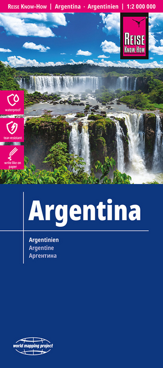 Reise Know-How Landkarte Argentinien / Argentina (1:2.000.000) - Reise Know-How Verlag Peter Rump GmbH