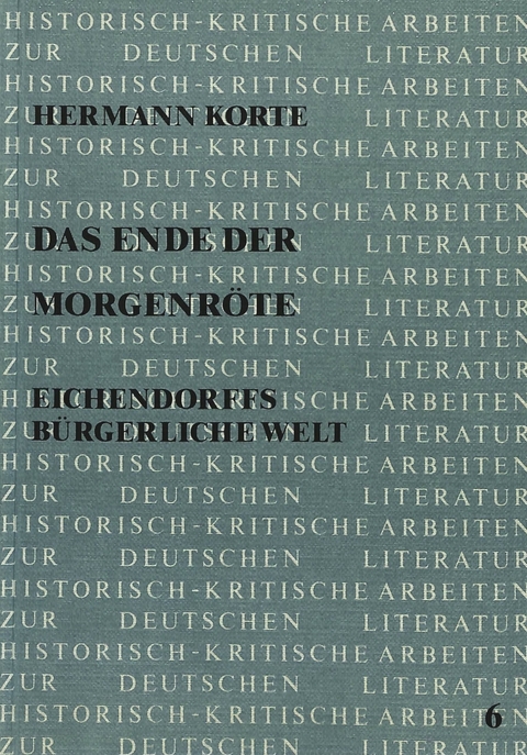 Das Ende der Morgenröte - Hermann Korte