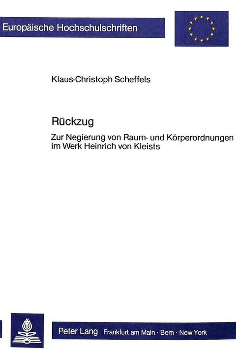 Rückzug - Klaus-Christoph Scheffels