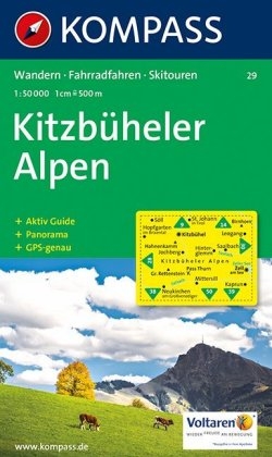 KOMPASS Wanderkarte Kitzbüheler Alpen - 