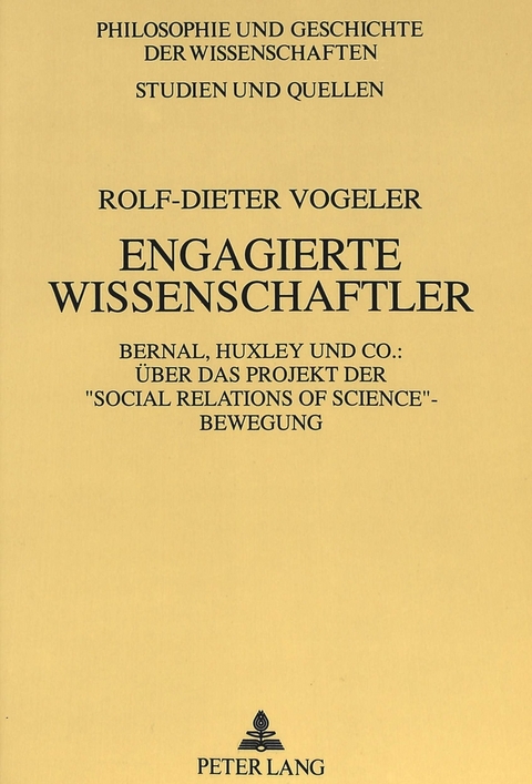 Engagierte Wissenschaftler - Rolf-Dieter Vogeler