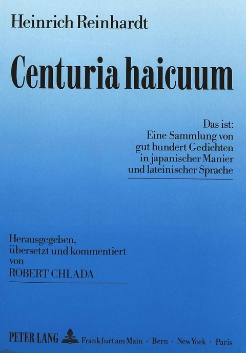 Centuria haicuum - Heinrich Reinhardt