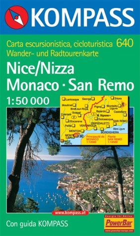 640: Nizza/Nice - Monacco - San Remo 1:25, 000