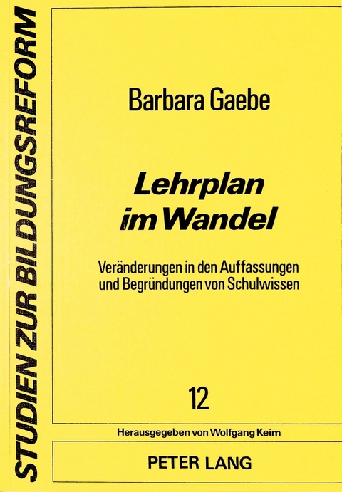 Lehrplan im Wandel