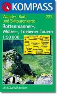 222: Rottenmanner - Wolzer - Triebener Tauern 1:50, 000