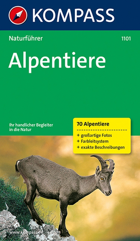 KOMPASS Naturführer Alpentiere - Christine Jaitner