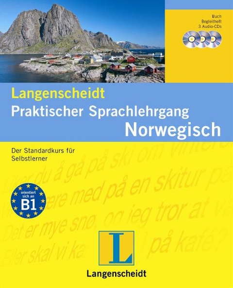Langenscheidt Praktischer Sprachlehrgang Norwegisch - Buch und 3 Audio-CDs + Begleitheft - Eldrid Hågård Aas
