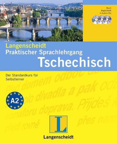 Langenscheidt Praktischer Sprachlehrgang Tschechisch - Buch, 3 Audio-CDs + Begleitheft - Alena Aigner