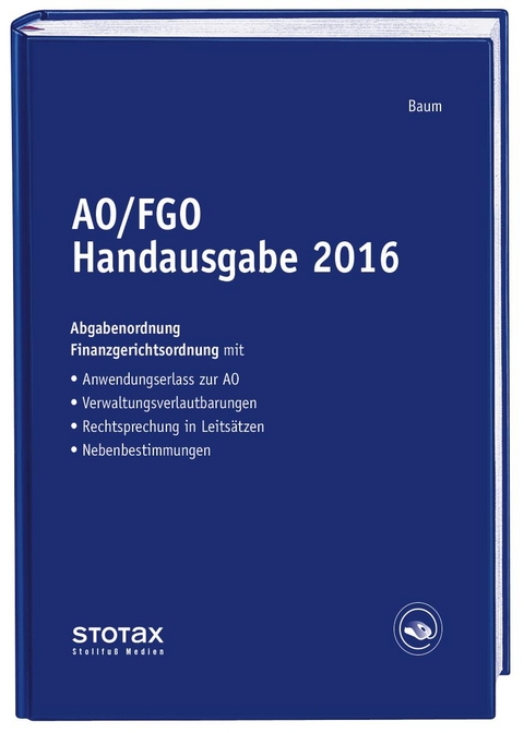 AO/FGO Handausgabe 2016