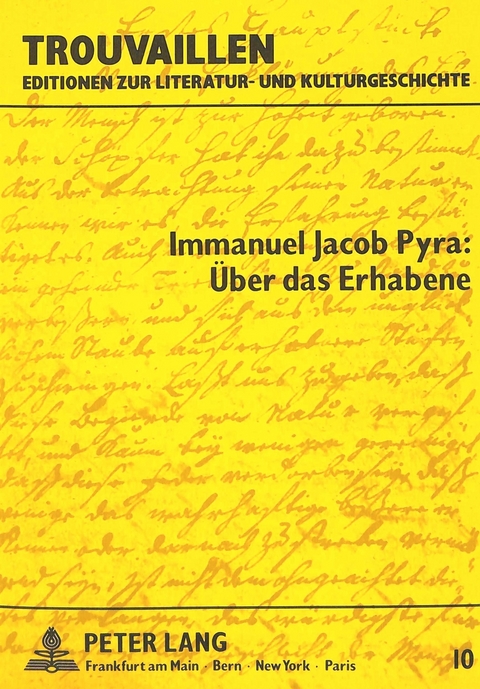 Über das Erhabene - Carsten Zelle