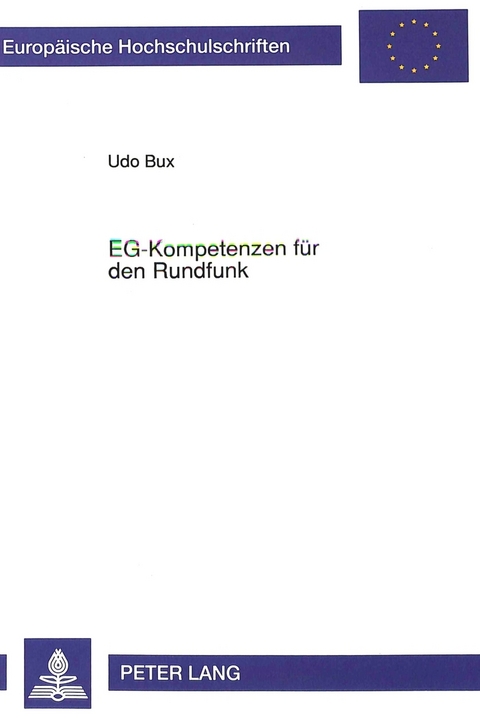 EG-Kompetenzen für den Rundfunk - Udo Bux